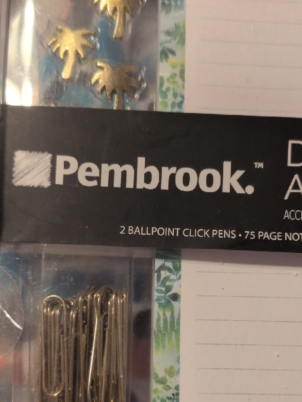 Pembrook Desk Accessory Set - Mint & Gold - Picture 2 of 7